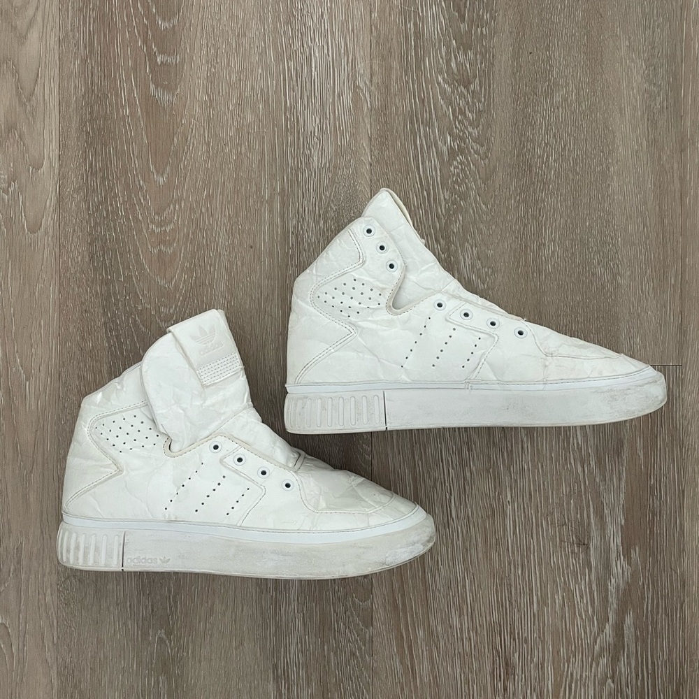 Adidas White High-Top Sneakers